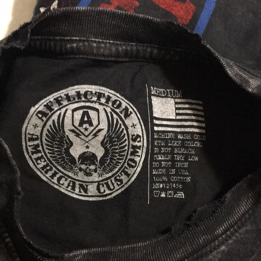 Affliction Buckle Mens Tee NWOT - Picture 7 of 8